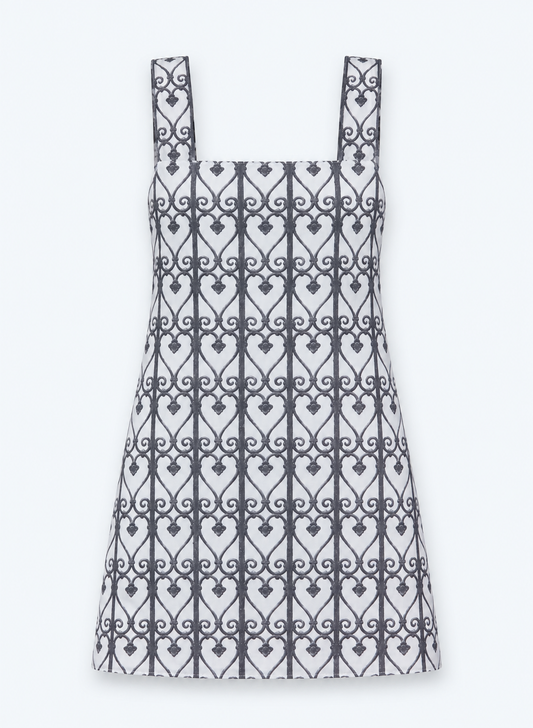 Signature Print Babydoll Dress